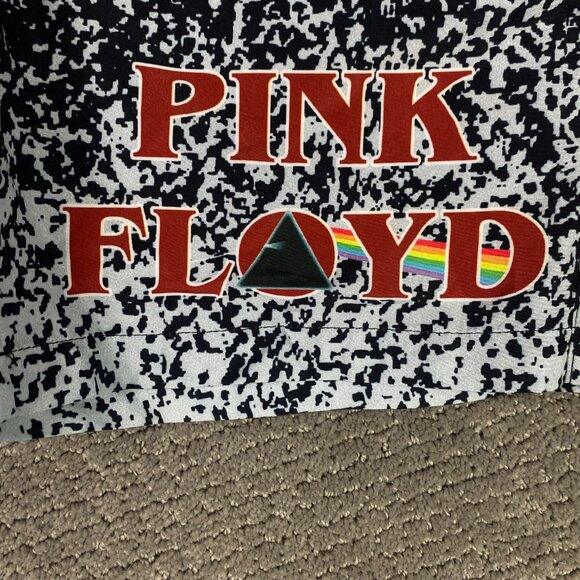 Pink Floyd Board Shorts Mens Medium Swim Trunks Dark Side Of The Moon Mesh Lined - Picture 2 of 11